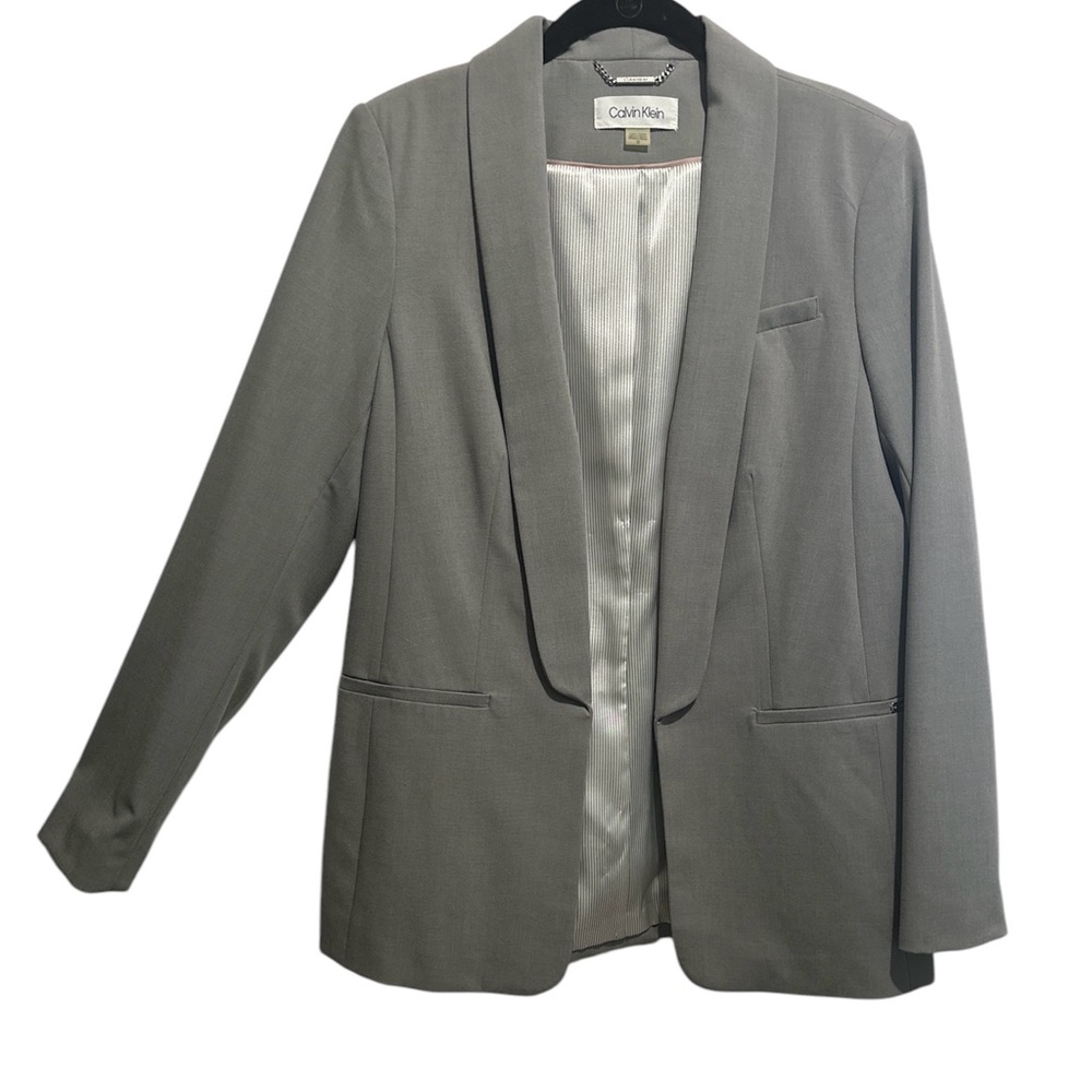 Calvin Klein Women's Gray Blazer